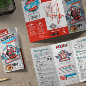 Création graphique - Dépliant